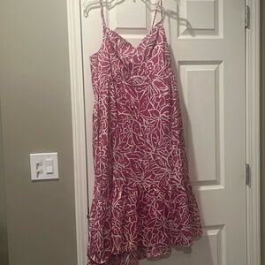 V neck spaghetti strap Gap dress, size medium